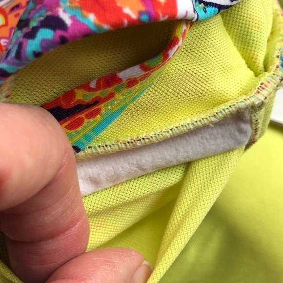 Bleu Rod Beattie Paisley Halter High Neck Swimsuit Multicolored Size 8 - Picture 11 of 14